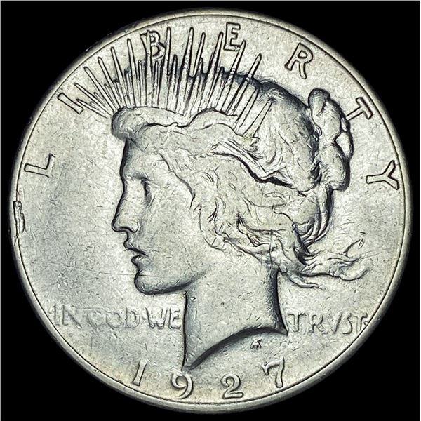 1927-S Silver Peace Dollar LIGHTLY CIRCULATED