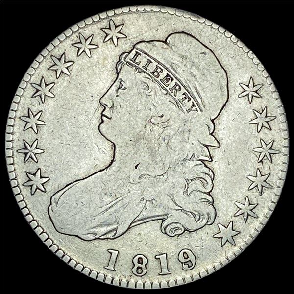 1819/8 Capped Bust Half Dollar LIGHTLY CIRC