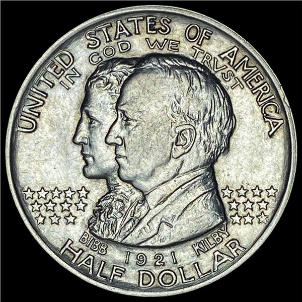 1921 Silver Alabama Centennial Half Dollar GEM BU
