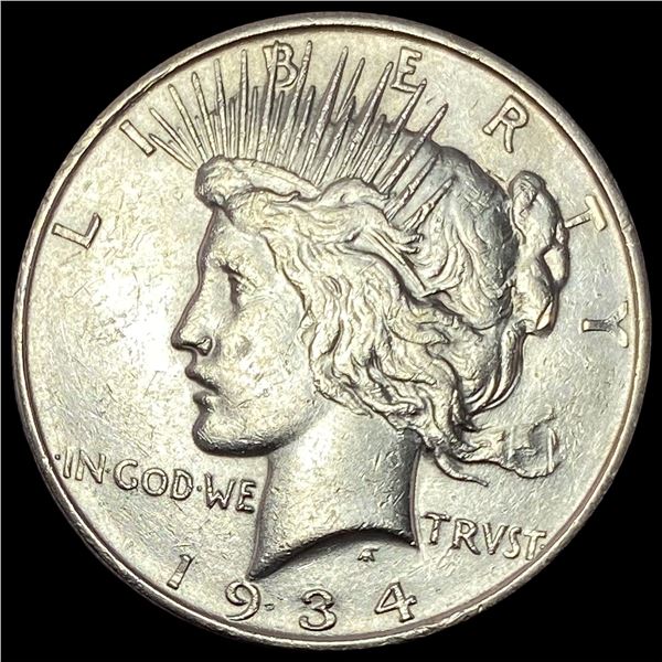 1934-D Silver Peace Dollar CLOSELY UNCIRCULATED