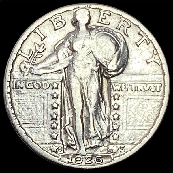 1926-S Standing Liberty Quarter LIGHTLY CIRCULATED