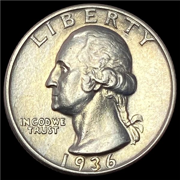 1936-S Silver Washington Quarter UNCIRCULATED