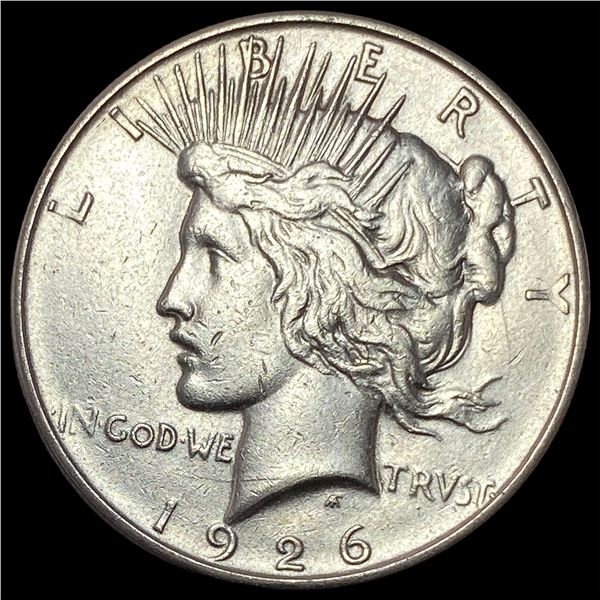 1926-D Silver Peace Dollar NEARLY UNCIRCULATED