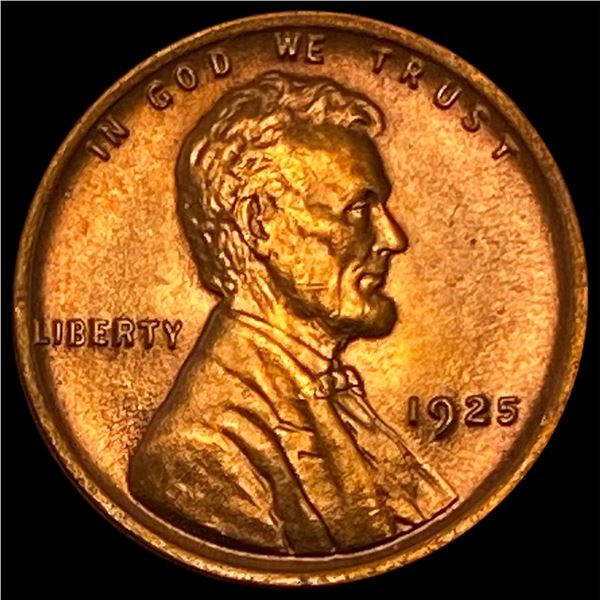 1925 Red Lincoln Wheat Cent CHOICE BU