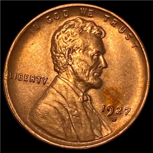 1927-D Red Lincoln Wheat Cent UNCIRCULATED