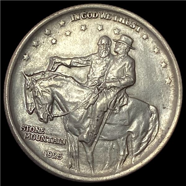 1925 Silver Stone Mountain Half Dollar UNCIRCULATED
