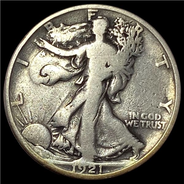 1921-D Walking Liberty Half Dollar NICELY CIRCULATED