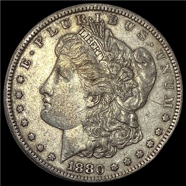 1880-S Silver Morgan Dollar NEARLY UNCIRCULATED
