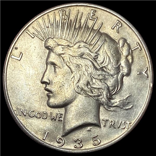 1935-S Silver Peace Dollar NEARLY UNCIRCULATED