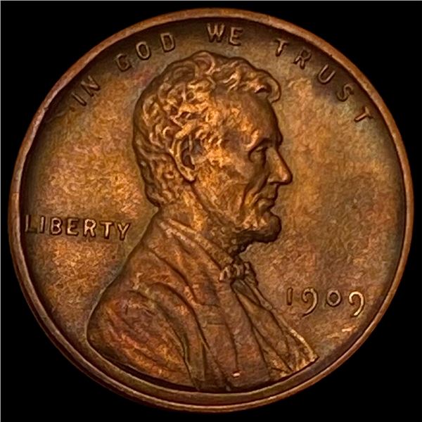 1909 VDB Lincoln Wheat Cent RB UNCIRCULATED