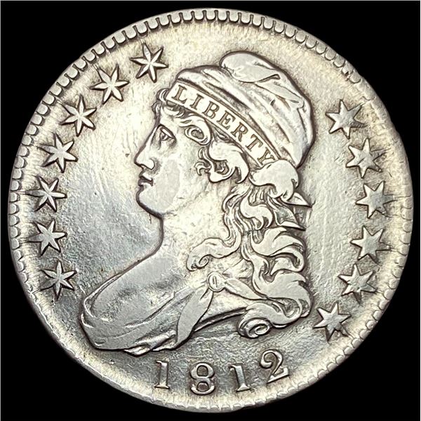 1812 Capped Bust Half Dollar NEARLY UNCIRCULATED