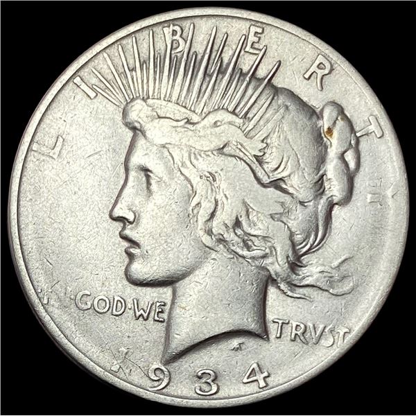 1934-D Silver Peace Dollar LIGHTLY CIRCULATED