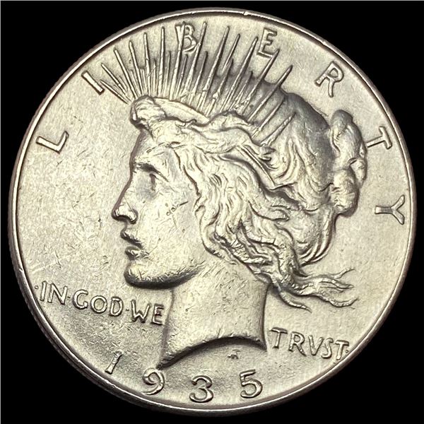 1935 Silver Peace Dollar CLOSELY UNCIRCULATED