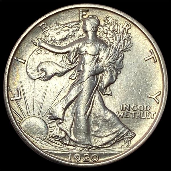 1920-S Walking Liberty Half Dollar NEARLY UNCIRCULATED
