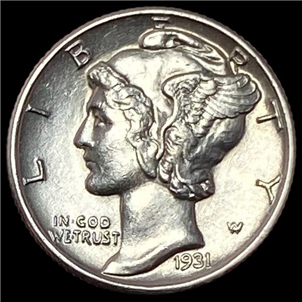 1931-S Silver Mercury Dime UNCIRCULATED