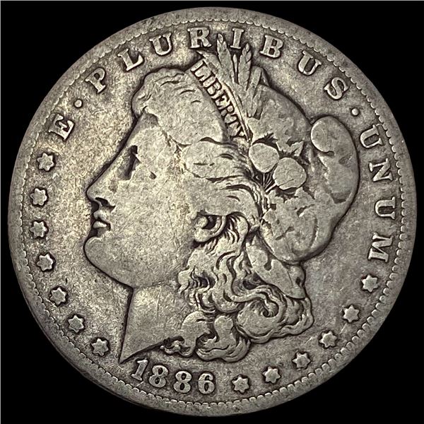 1886-O Silver Morgan Dollar NEARLY UNCIRCULATED