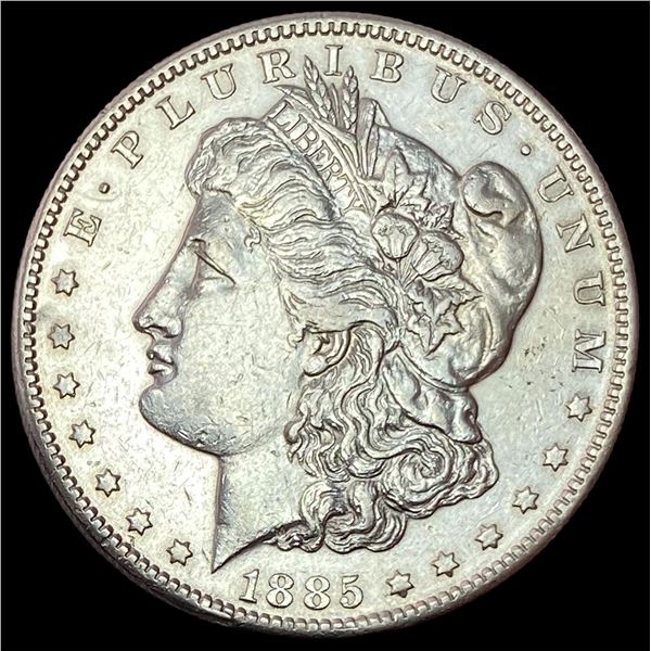 1885-S Silver Morgan Dollar NEARLY UNCIRCULATED