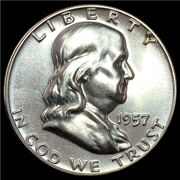 1957 Proof Franklin Silver Half Dollar GEM PROOF