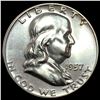 Image 1 : 1957 Proof Franklin Silver Half Dollar GEM PROOF