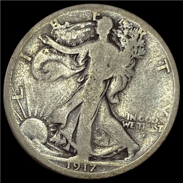 1917-S Walking Liberty Half Dollar NICELY CIRCULATED