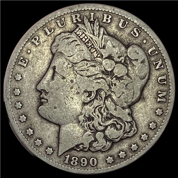 1890-CC Silver Morgan Dollar LIGHTLY CIRCULATED