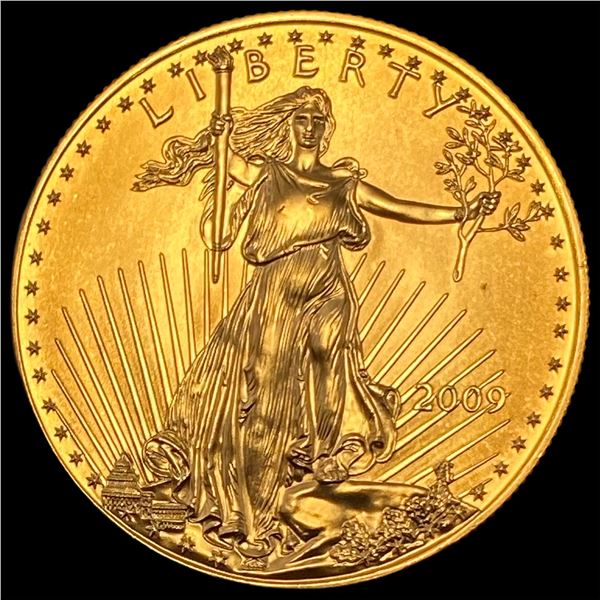 2009 1 oz Gold American Eagle $50 SUPERB GEM BU