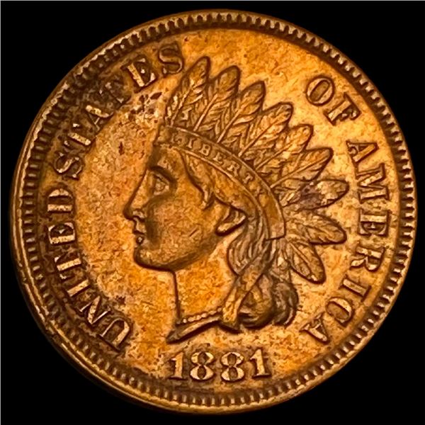 1881 RB Indian Head Cent CLOSELY UNCIRCULATED