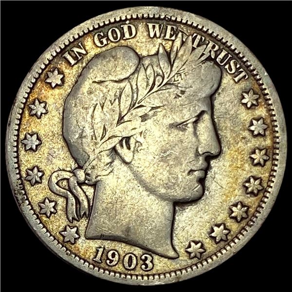 1903-O Silver Barber Half Dollar NICELY CIRCULATED