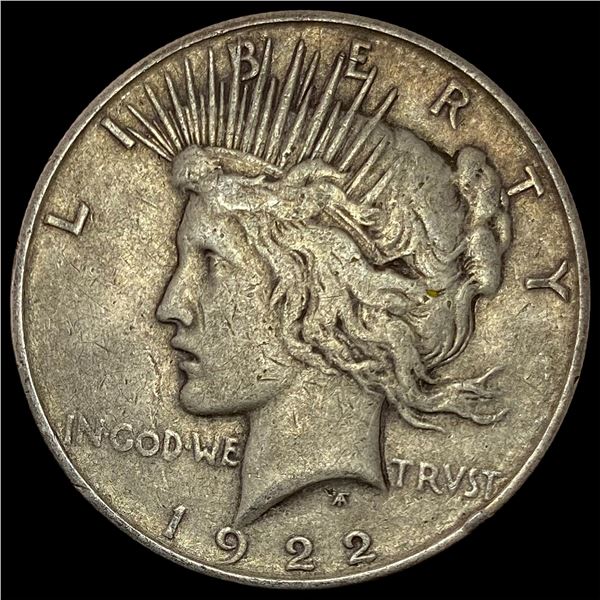 1922 Silver Peace Dollar LIGHTLY CIRCULATED