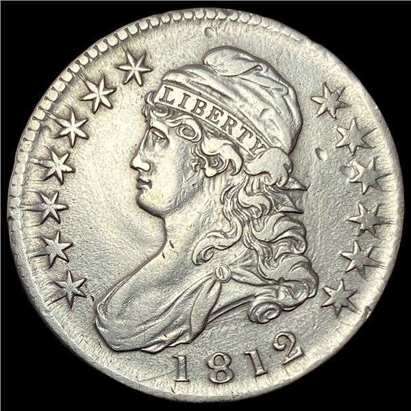 1812 Capped Bust Half Dollar NEARLY UNCIRCULATED