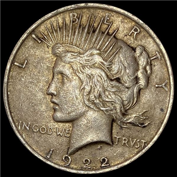 1922 Silver Peace Dollar CHOICE AU
