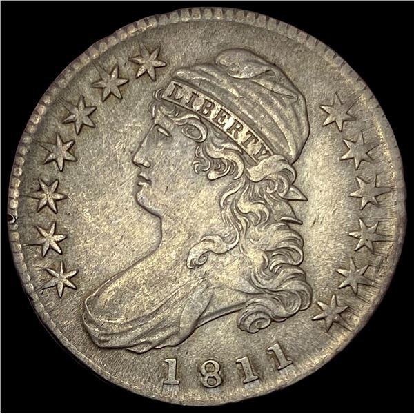 1811 Capped Bust Half Dollar LIGHTLY CIRCULATED