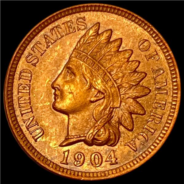 1904 Red Indian Head Cent CHOICE BU