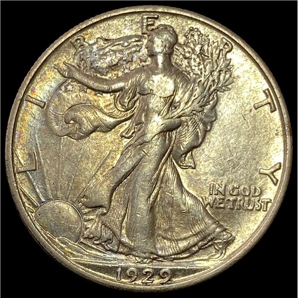 1929-D Walking Liberty Half Dollar CLOSELY UNCIRCULATED