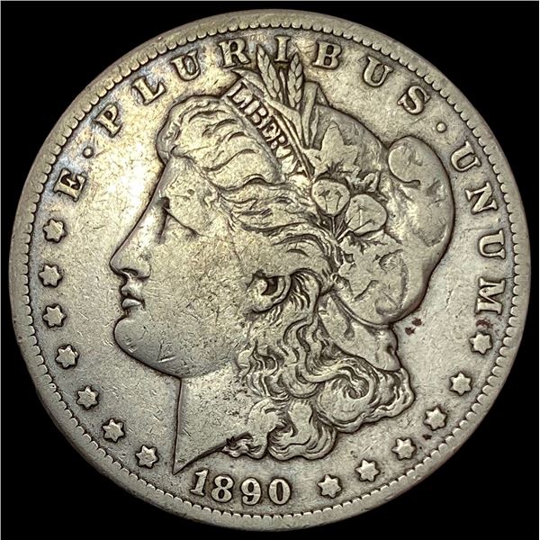 1890-CC Silver Morgan Dollar LIGHTLY CIRCULATED