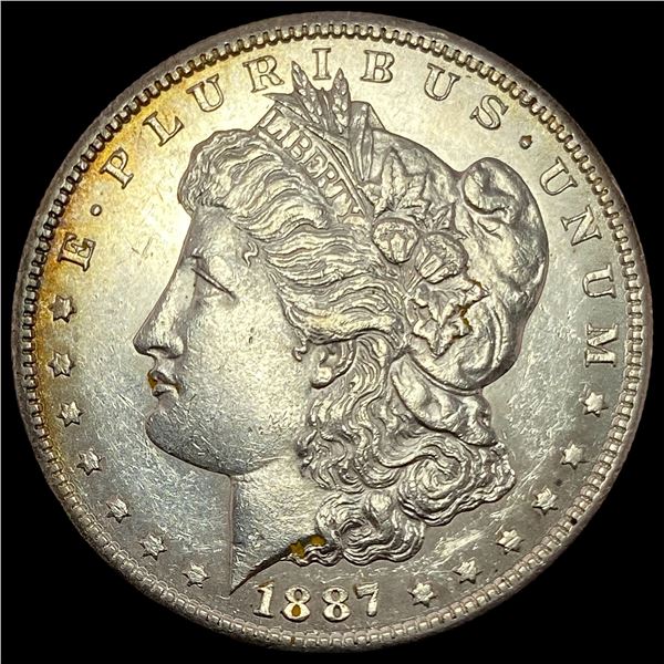 1887-S Silver Morgan Dollar CHOICE BU