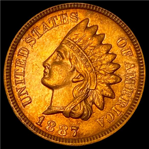 1887 Red Indian Head Cent UNCIRCULATED