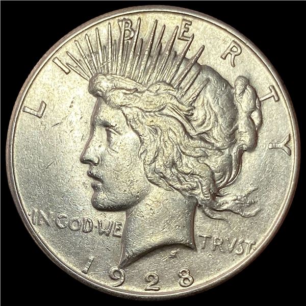 1928-S Silver Peace Dollar CLOSELY UNCIRCULATED