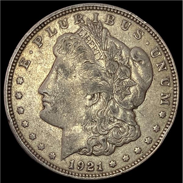 1921-D Silver Morgan Dollar NEARLY UNCIRCULATED