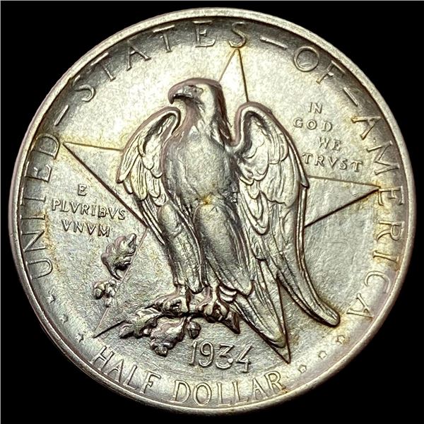 1934 Silver Texas Half Dollar CHOICE BU