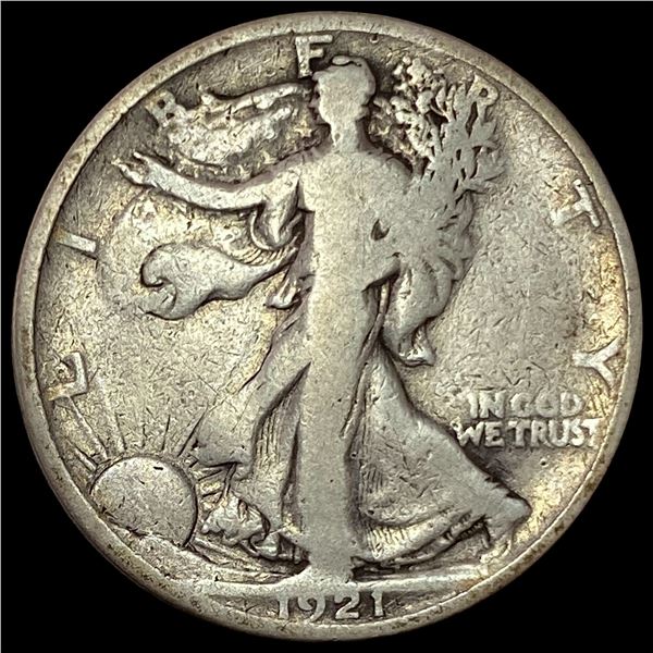 1921 Walking Liberty Half Dollar NICELY CIRCULATED