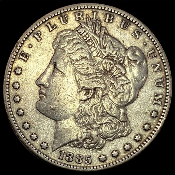 1885-S/S Silver Morgan Dollar NEARLY UNCIRCULATED