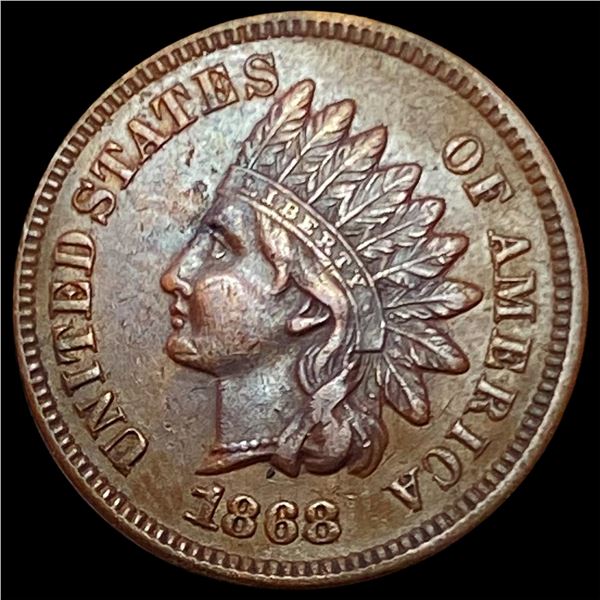 1868 Indian Head Cent CHOICE AU