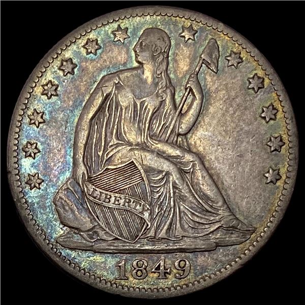 1849-O Seated Liberty Half Dollar NEARLY UNCIRCULATED