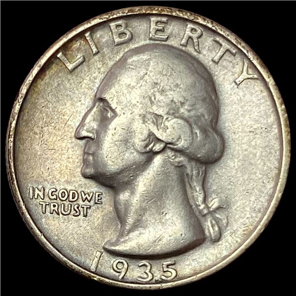 1935-D Silver Washington Quarter CLOSELY UNCIRCULATED