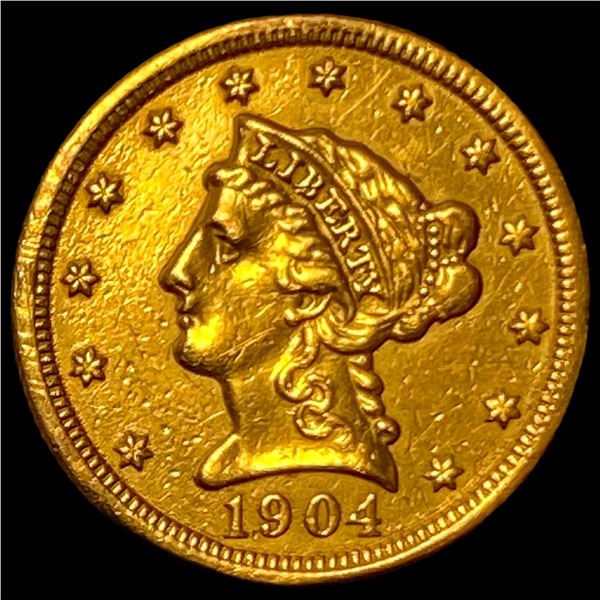 1904 Liberty Head Gold Quarter Eagle CHOICE AU