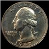 Image 1 : 1942 Silver Washington Quarter GEM PROOF