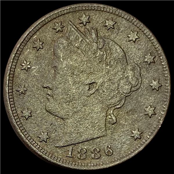 1886 Liberty Head Nickel NICELY CIRCULATED