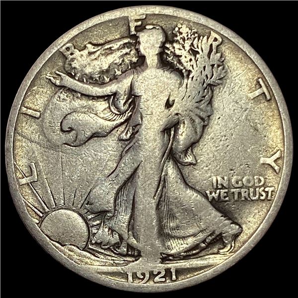 1921-S Silver Walking Liberty Half Dollar NICELY CIRCULATED