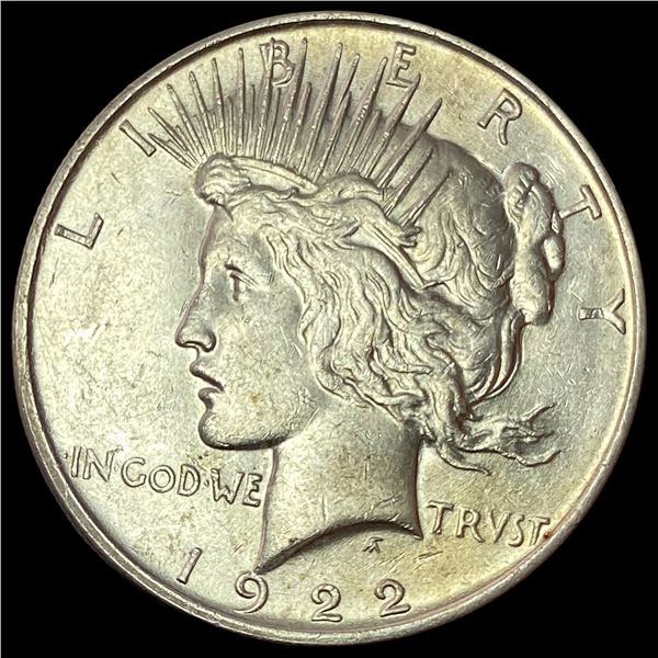 1922-D Silver Peace Dollar CHOICE AU